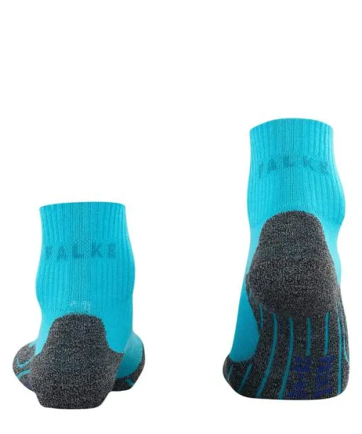 Women TK2 Explore Cool Short Women Trekking Short Sock Peacock Blue FALKE Hiking Socks