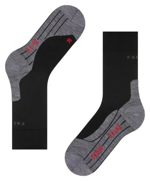 Women TK5 Wander Women Trekking Socks Black FALKE Hiking Socks