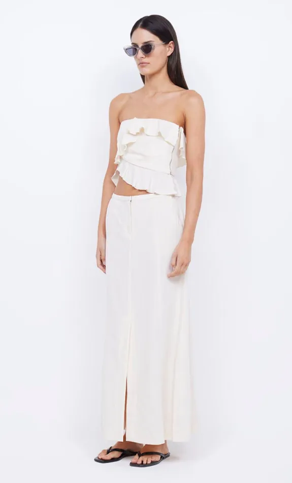 Women Tops Bec Bridge COASTLINER STRAPLESS TOP Cream