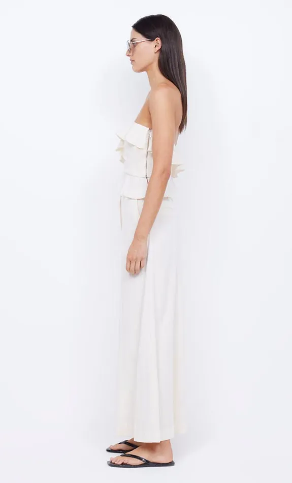 Women Tops Bec Bridge COASTLINER STRAPLESS TOP Cream