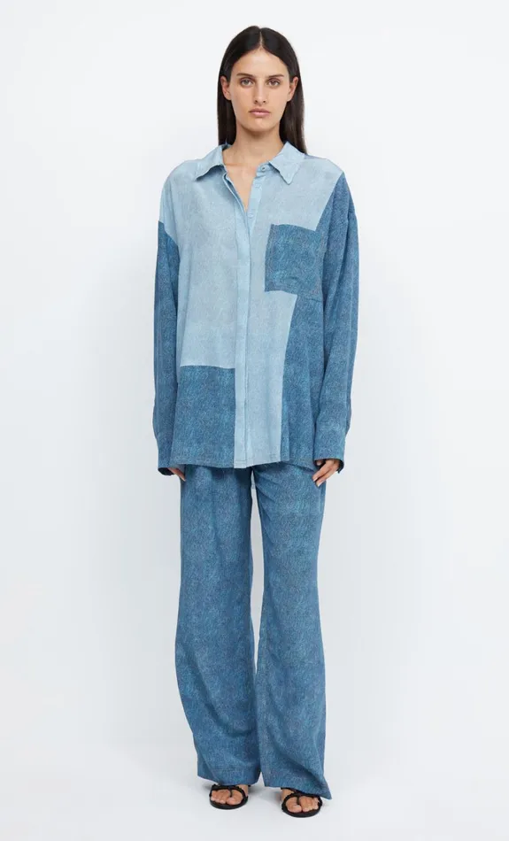 Women Tops Bec Bridge DUSTIN OVERSIZED SHIRT Spliced Denim