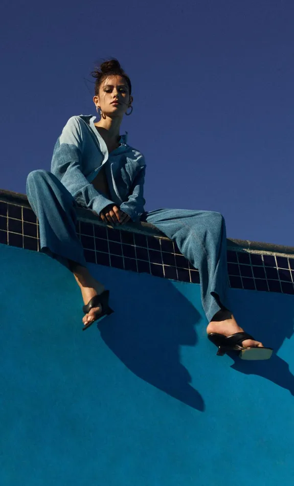 Women Tops Bec Bridge DUSTIN OVERSIZED SHIRT Spliced Denim