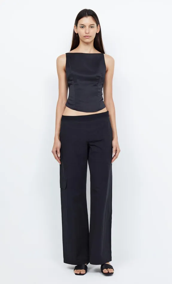 Women Tops Bec Bridge JONES BOATNECK TOP Black
