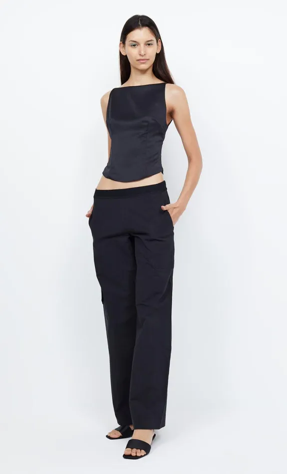 Women Tops Bec Bridge JONES BOATNECK TOP Black