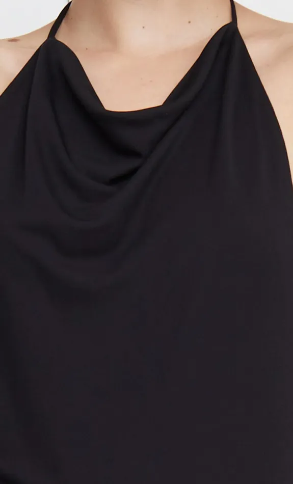 Women Tops Bec Bridge MONETTE HALTER BODYSUIT Black