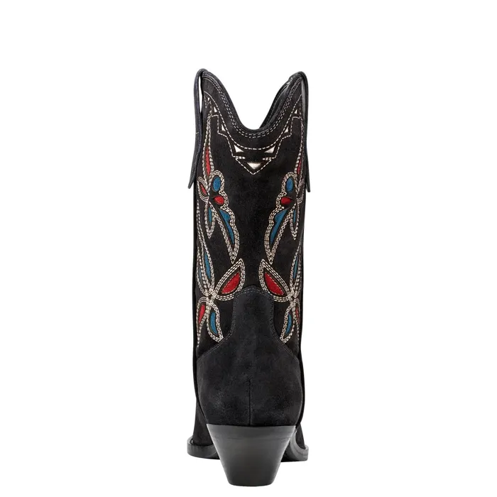 Women Trista Western Boot Dark Blue Suede Marc Fisher Boots