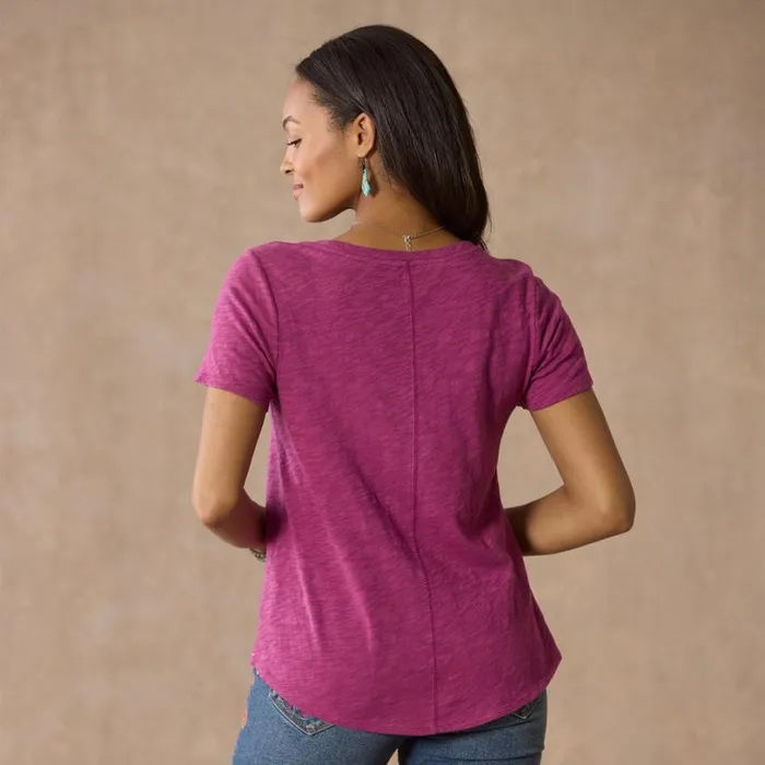 Women Ultimate Airy Slub Scoopneck Tee Raspberry Sundance Catalog Tops Women Ultimate Airy Slub Scoopneck Tee Raspberry Sundance Catalog Tops