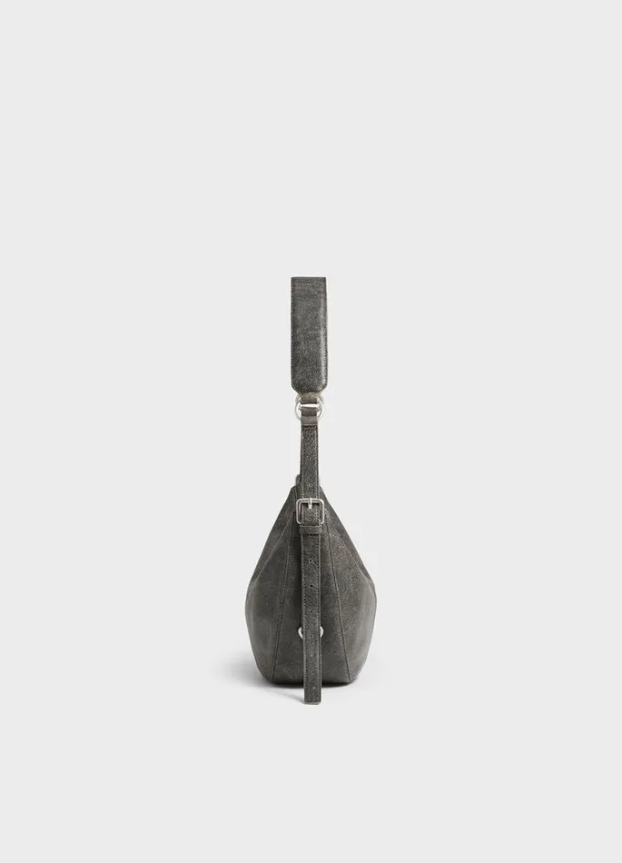 Women Vagabond Bags ITAMI BAG Dark Grey Texture Leather