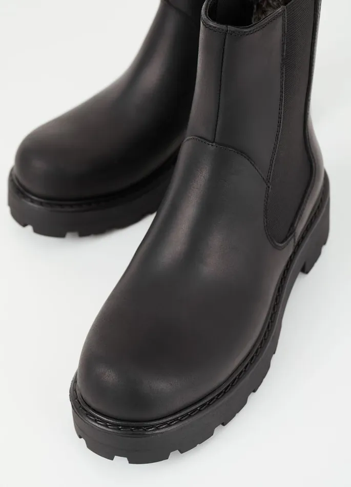 Women Vagabond Boots COSMO 20 BOOTS Black Oily Nubuck
