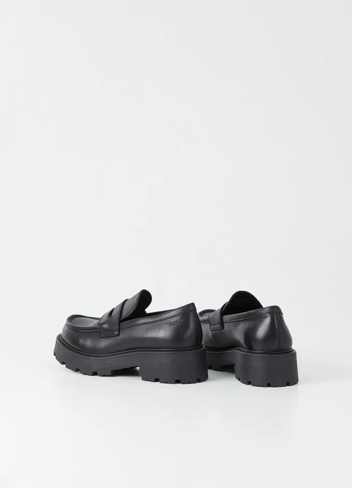 Women Vagabond Loafers COSMO 20 LOAFER Black Leather