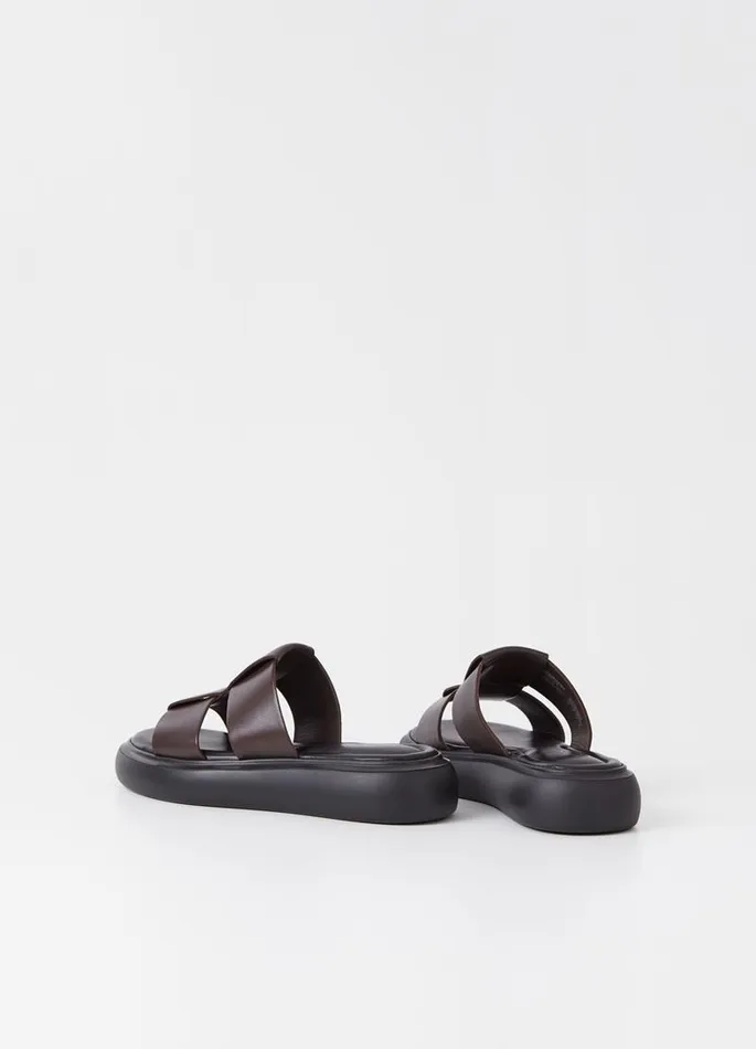 Women Vagabond Sandals BLENDA SANDALS Dark Brown Leather