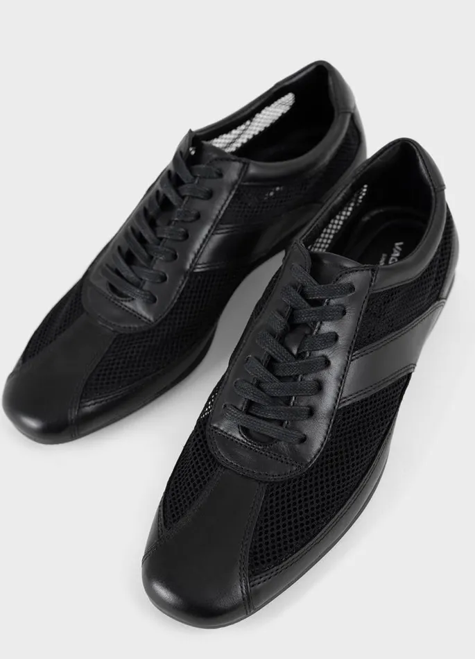 Women Vagabond Sneakers HILLARY SNEAKERS Black Leathermesh
