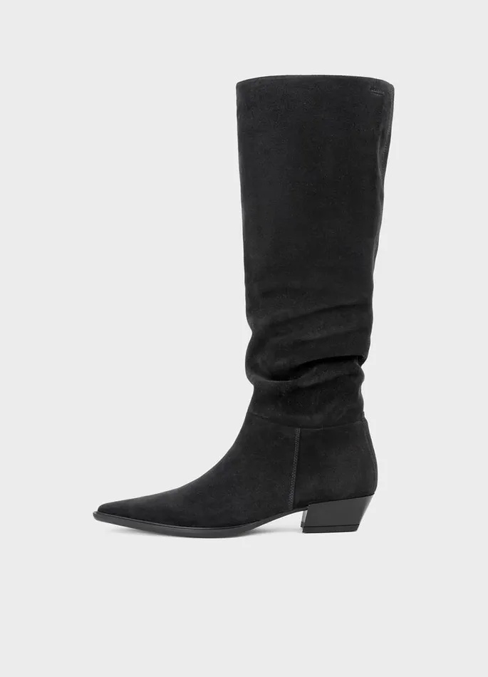 Women Vagabond Tall Boots CASSIE TALL BOOTS Black Suede