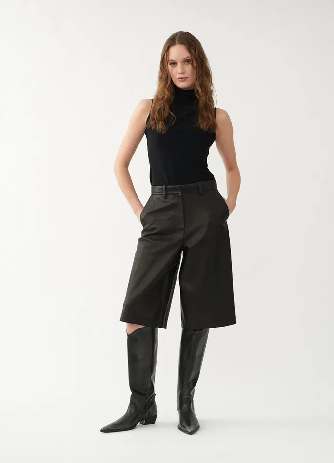 Women Vagabond Tall Boots CASSIE TALL BOOTS Grey Brushoff Leather