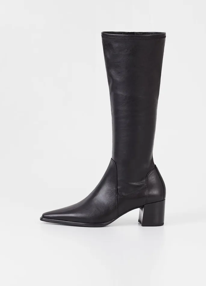 Women Vagabond Tall Boots GISELLE TALL BOOTS Black Leathercomb