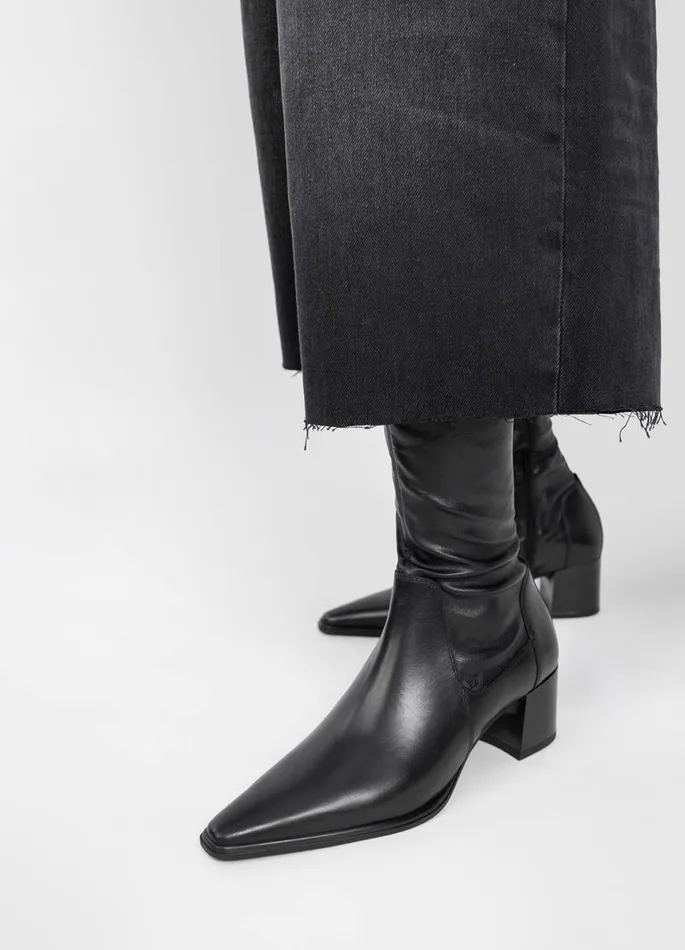 Women Vagabond Tall Boots GISELLE TALL BOOTS Black Leathercomb