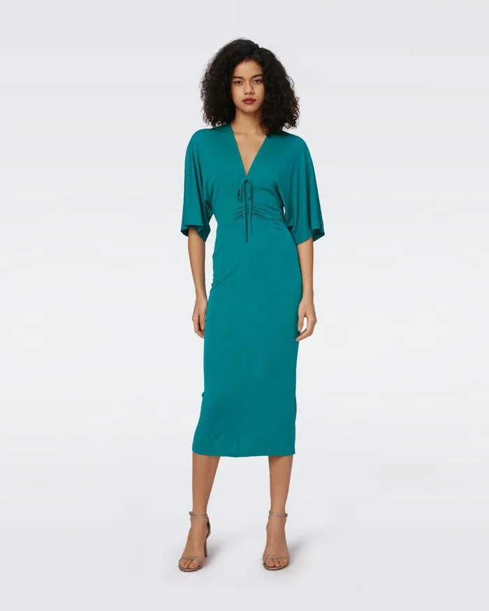 Women Valerie Dress Emerald DVF Dresses