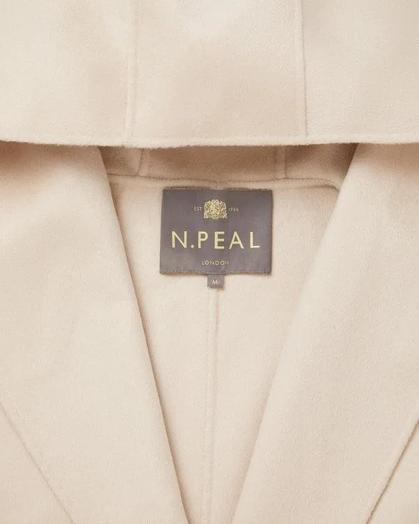 Women Women039s Cashmere Robe CoatIn Cream Cream NPeal Coats and Jackets