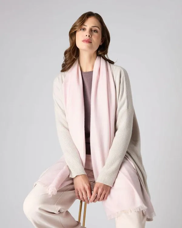 Women Women039s Pashmina Cashmere StoleIn Quartz Pink Quartz Pink NPeal Pashminas Wraps and Shawls
