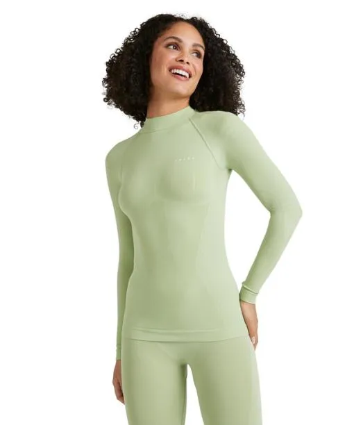 Women Women Long Sleeve Shirt Warm Quiet Green FALKE Long Sleeve Shirts