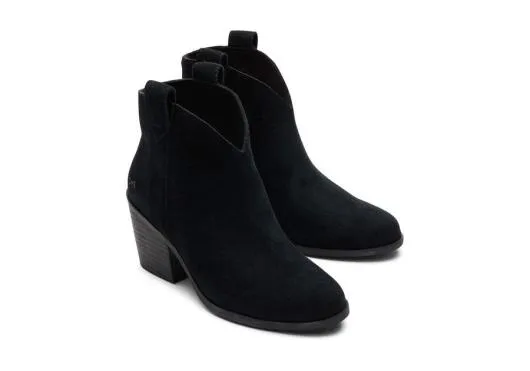 Women WomenConstance Black Suede Heeled Boot Blackblack TOMS Boots and Booties