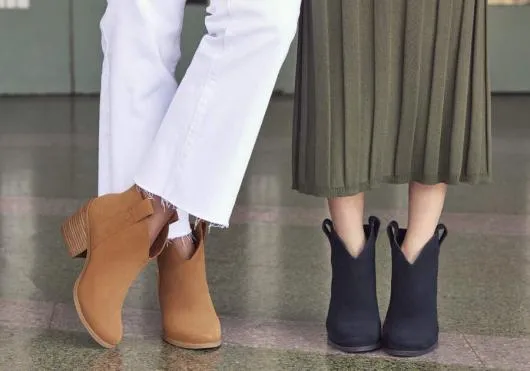 Women WomenConstance Black Suede Heeled Boot Blackblack TOMS Boots and Booties