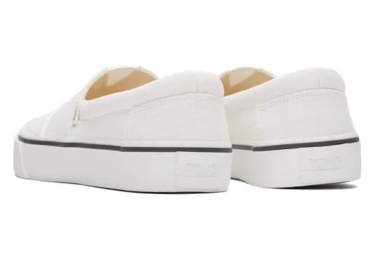 Women WomenFenix White TOMS Slip Ons