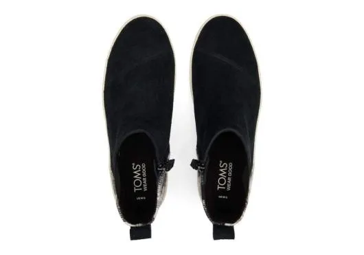 Women WomenJamie Black Plaid Slip On Sneaker Suede Black Plaid TOMS Exclusives