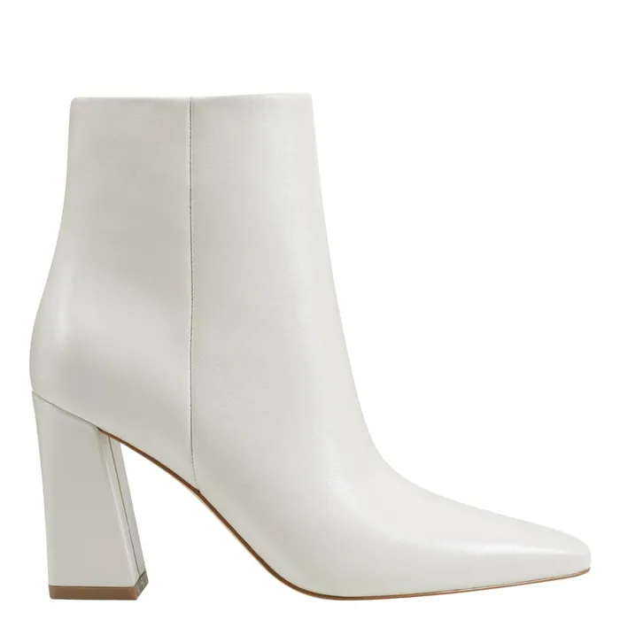 Women Yanara Heeled Bootie Chic Cream Marc Fisher Dress Boots