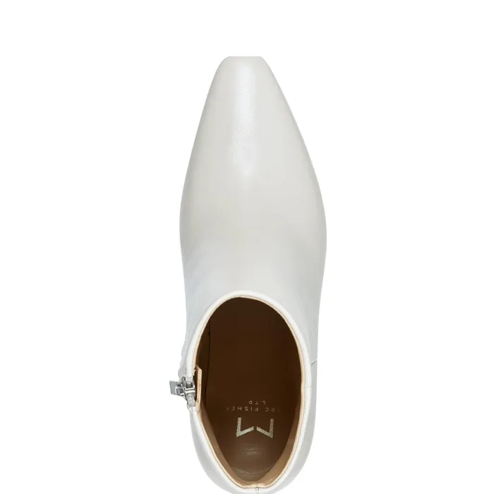 Women Yanara Heeled Bootie Chic Cream Marc Fisher Dress Boots