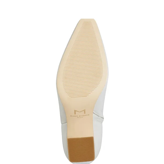 Women Yanara Heeled Bootie Chic Cream Marc Fisher Dress Boots
