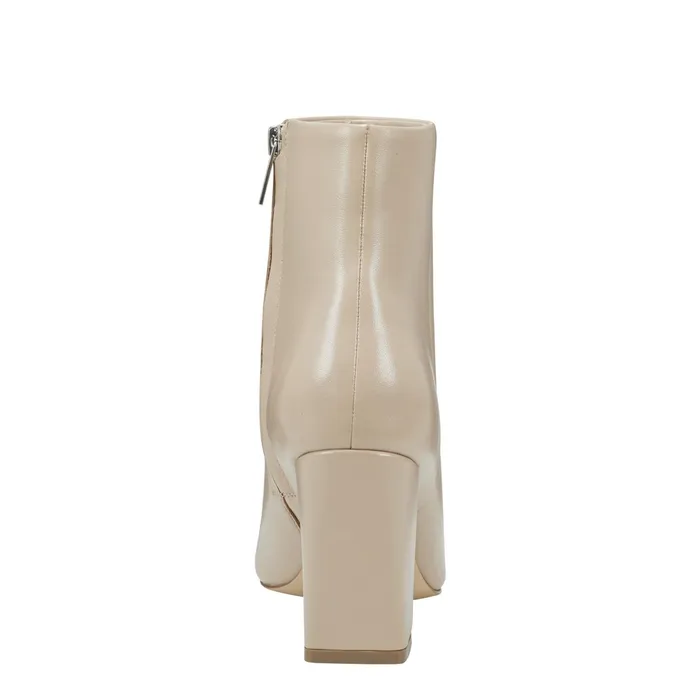 Women Yanara Heeled Bootie Natural Leather Marc Fisher Booties
