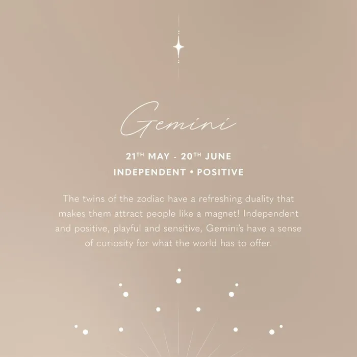 Women Zodiac Collection Katie Loxton Gemini039 Gift Set