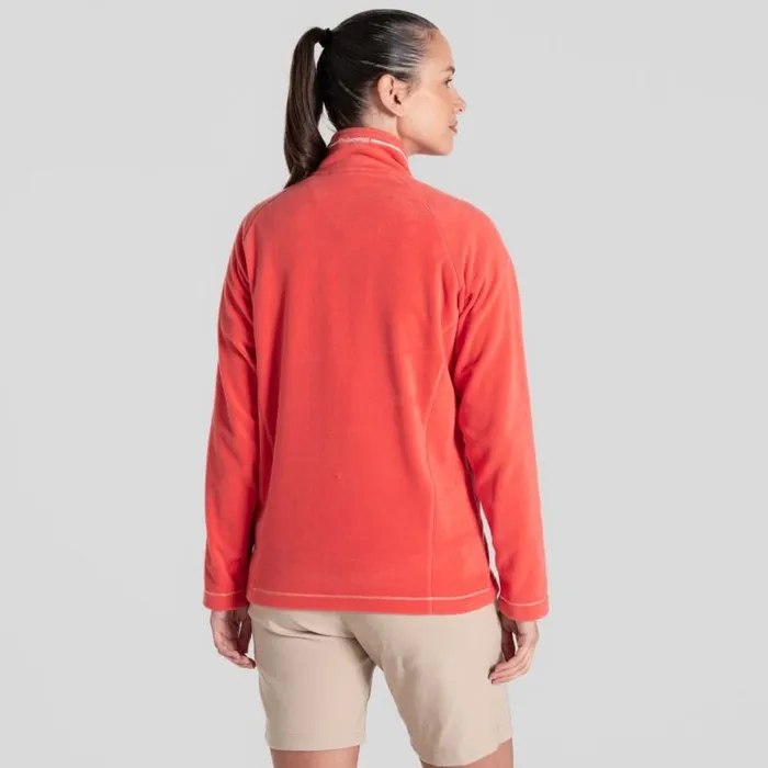 Womens Half Zip Fleece Craghoppers Miska VI Half Zip Fleece Deep Coral Womens Half Zip Fleece Craghoppers Miska VI Half Zip Fleece Deep Coral