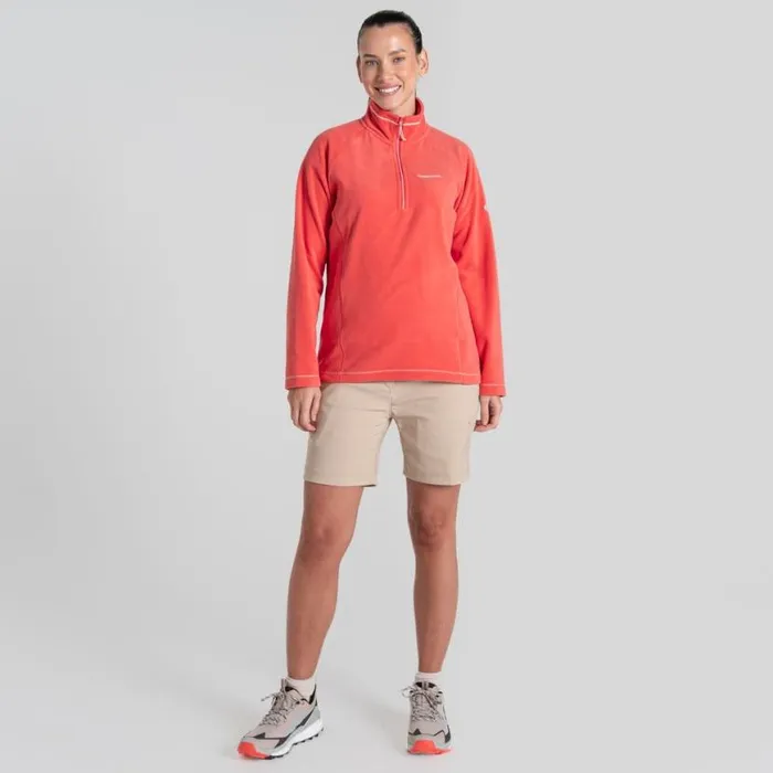 Womens Half Zip Fleece Craghoppers Miska VI Half Zip Fleece Deep Coral Womens Half Zip Fleece Craghoppers Miska VI Half Zip Fleece Deep Coral