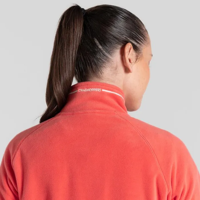 Womens Half Zip Fleece Craghoppers Miska VI Half Zip Fleece Deep Coral Womens Half Zip Fleece Craghoppers Miska VI Half Zip Fleece Deep Coral