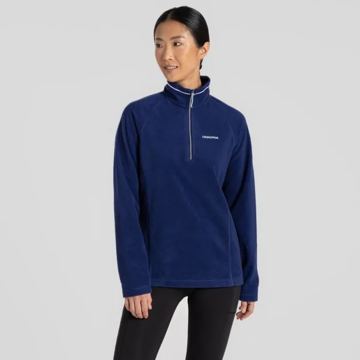 Womens Half Zip Fleece Craghoppers Miska VI Half Zip Fleece Indigo Blue