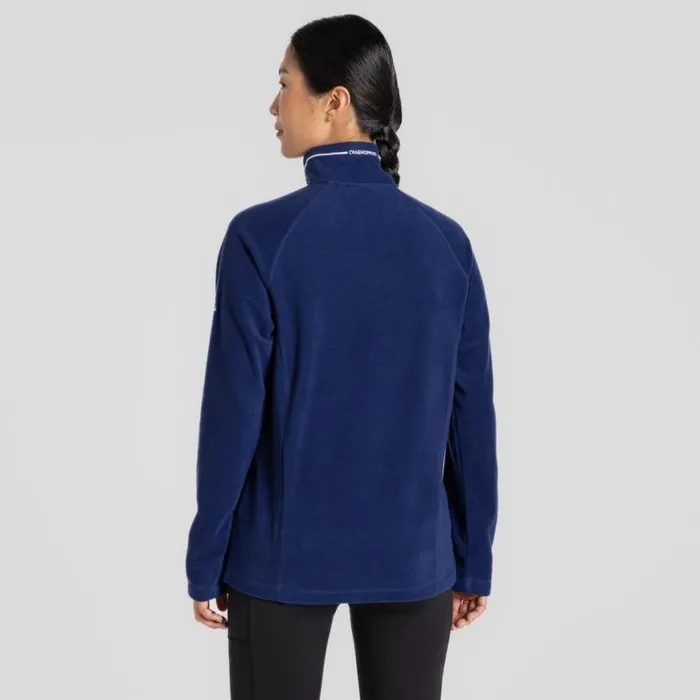Womens Half Zip Fleece Craghoppers Miska VI Half Zip Fleece Indigo Blue Womens Half Zip Fleece Craghoppers Miska VI Half Zip Fleece Indigo Blue