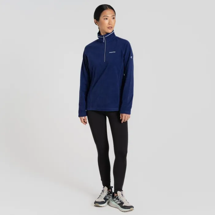 Womens Half Zip Fleece Craghoppers Miska VI Half Zip Fleece Indigo Blue Womens Half Zip Fleece Craghoppers Miska VI Half Zip Fleece Indigo Blue