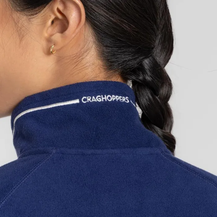 Womens Half Zip Fleece Craghoppers Miska VI Half Zip Fleece Indigo Blue Womens Half Zip Fleece Craghoppers Miska VI Half Zip Fleece Indigo Blue