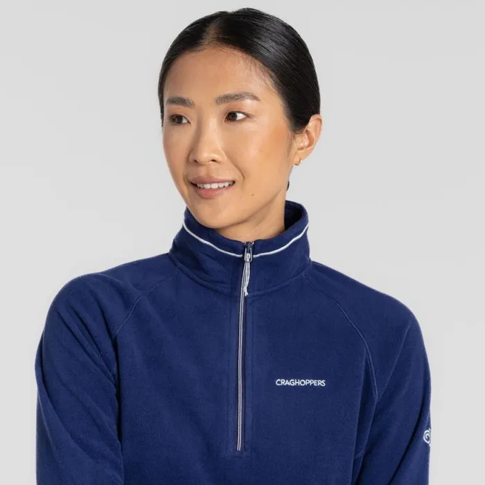Womens Half Zip Fleece Craghoppers Miska VI Half Zip Fleece Indigo Blue Womens Half Zip Fleece Craghoppers Miska VI Half Zip Fleece Indigo Blue