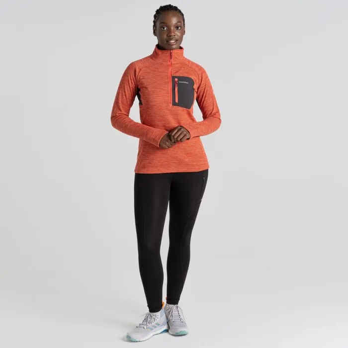 Womens Half Zip Fleece Craghoppers Trina Half Zip Fleece Rose Coral Womens Half Zip Fleece Craghoppers Trina Half Zip Fleece Rose Coral