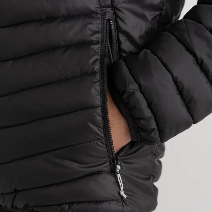 Womens Insulated Jackets Craghoppers Compresslite VIII Hooded Jacket Black Womens Insulated Jackets Craghoppers Compresslite VIII Hooded Jacket Black