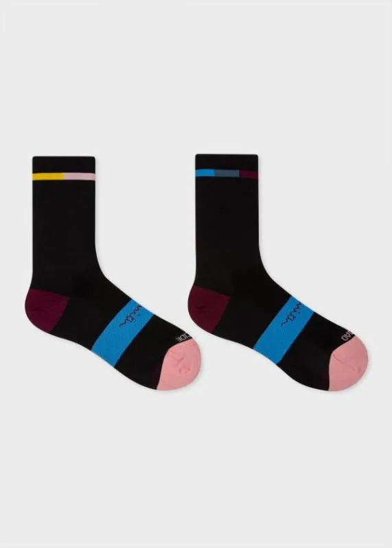WomensMens Cycling Socks With 039Artist Stripe039 Trim Paul Smith Cycling WomensMens Cycling Socks With 039Artist Stripe039 Trim Paul Smith Cycling