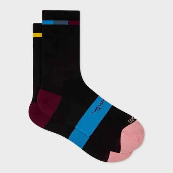 WomensMens Cycling Socks With 039Artist Stripe039 Trim Paul Smith Cycling WomensMens Cycling Socks With 039Artist Stripe039 Trim Paul Smith Cycling