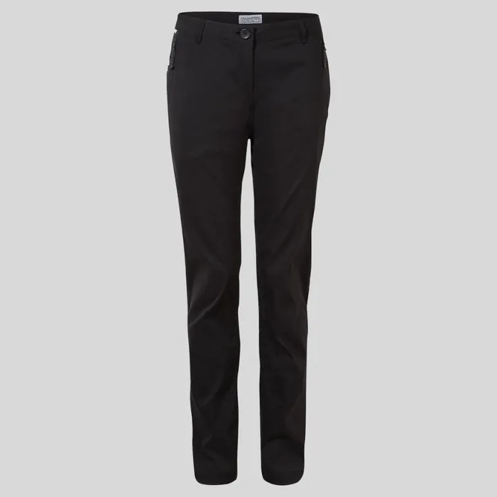 Womens Walking Trousers Craghoppers Kiwi Pro II Trousers Black Womens Walking Trousers Craghoppers Kiwi Pro II Trousers Black