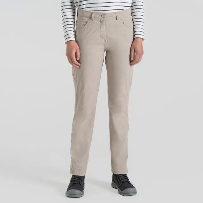 Womens Walking Trousers Craghoppers Nosilife Milla Trouser Soft Mushroom Womens Walking Trousers Craghoppers Nosilife Milla Trouser Soft Mushroom