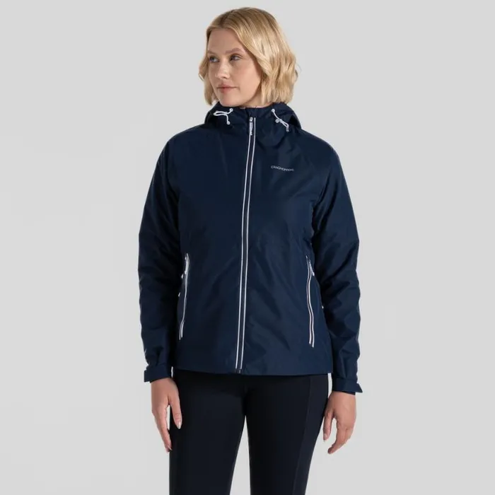 Womens Waterproof Jackets Craghoppers Brielle Waterproof Jacket Blue Navy