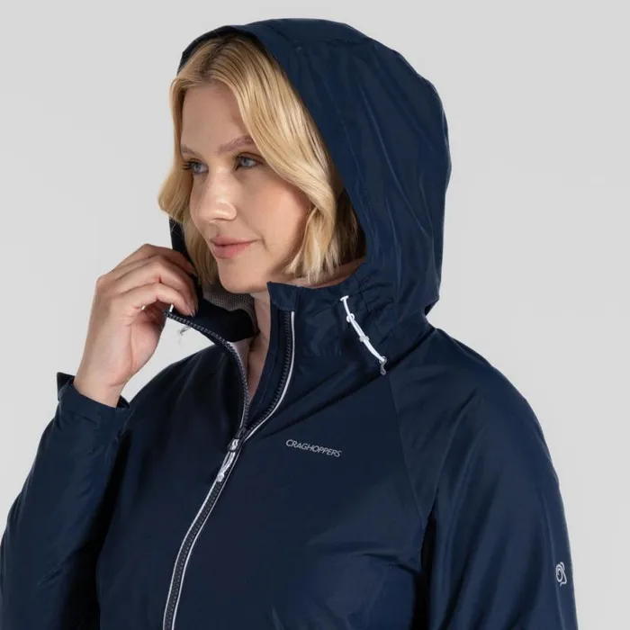 Womens Waterproof Jackets Craghoppers Brielle Waterproof Jacket Blue Navy Womens Waterproof Jackets Craghoppers Brielle Waterproof Jacket Blue Navy