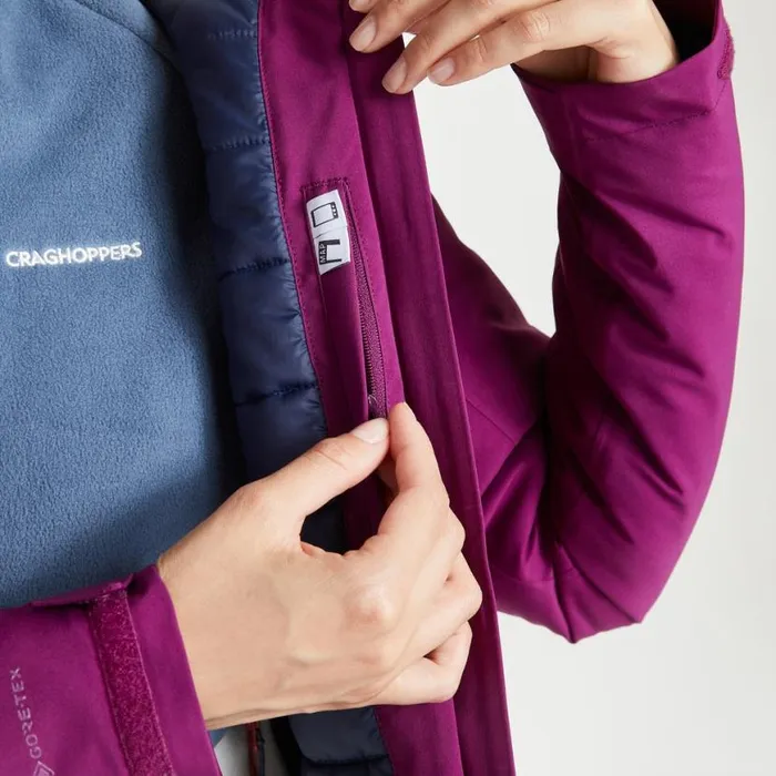 Womens Waterproof Jackets Craghoppers Ellis Thermic GORETEX Jacket Blackcurrant Womens Waterproof Jackets Craghoppers Ellis Thermic GORETEX Jacket Blackcurrant
